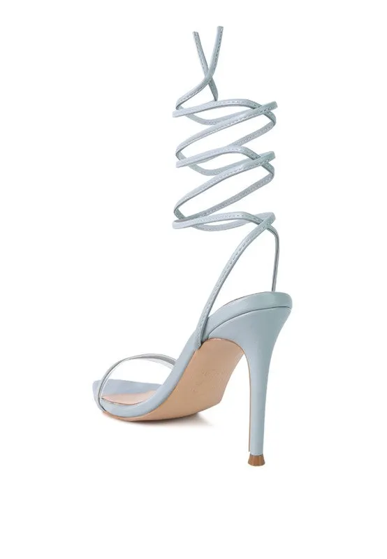 Sphynx High Heel Lace Up Sandals