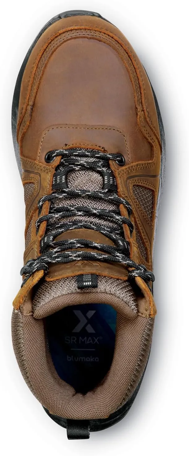 SR Max/Blumaka Ridgway, Men's, Steel Toe, EH, WP, MaxTRAX Slip Resistant, Hiker, Work Boot