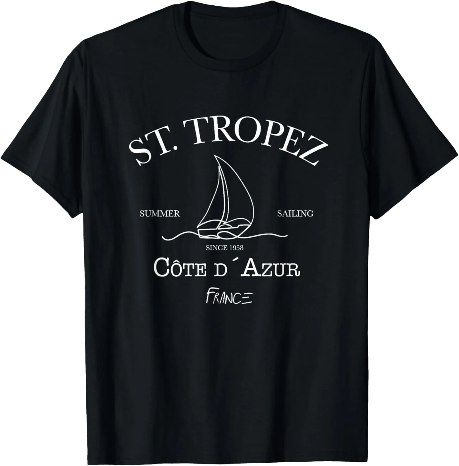 St. Tropez Summer Sailing T-Shirt