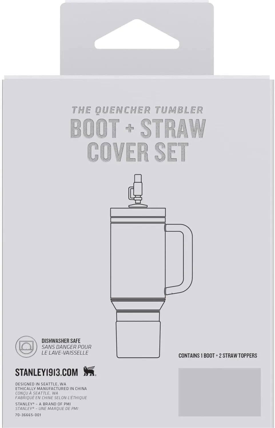 STANLEY Quencher Boot and Straw Cover Cap | Anti-Slip Silicone Protector for Tumbler with Handle | Accessory Set for Stainless Steel Drinking Cup | BPA-Free