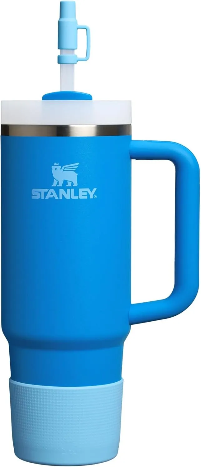 STANLEY Quencher Boot and Straw Cover Cap | Anti-Slip Silicone Protector for Tumbler with Handle | Accessory Set for Stainless Steel Drinking Cup | BPA-Free