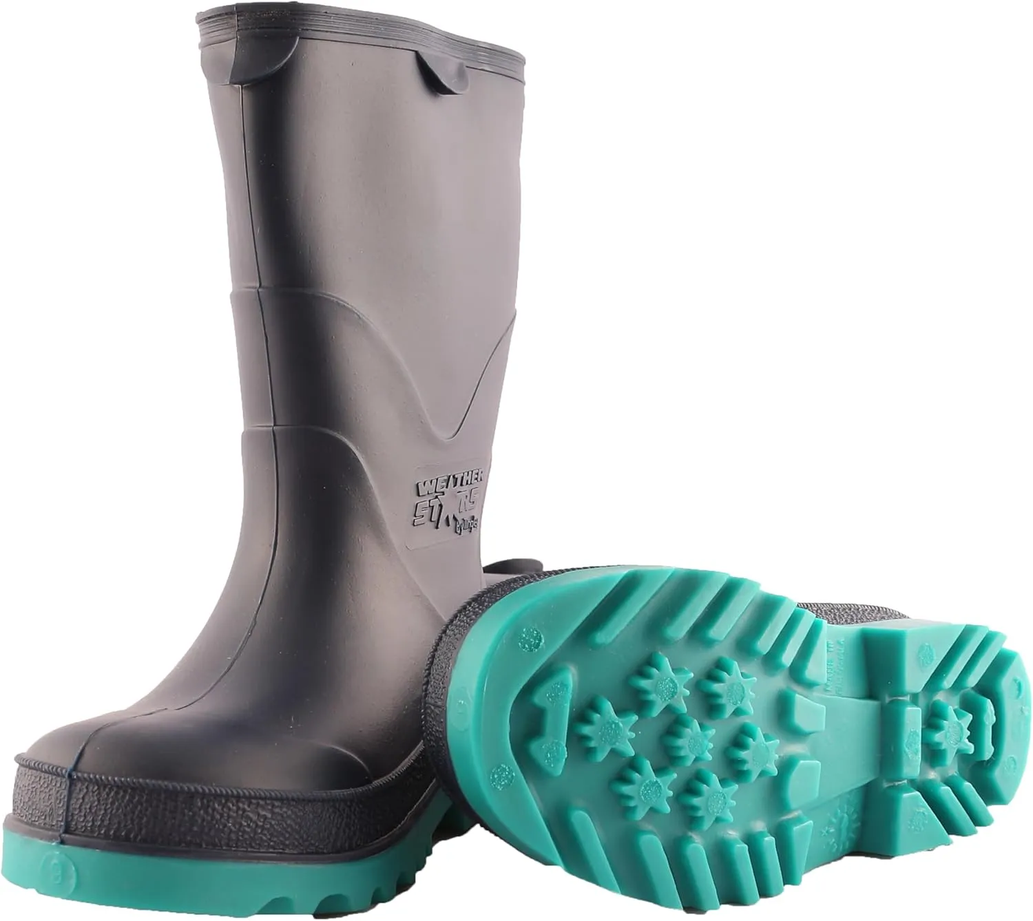 StormTracks 1168 Toddler Rain Boot, Size 8, Blue/Teal