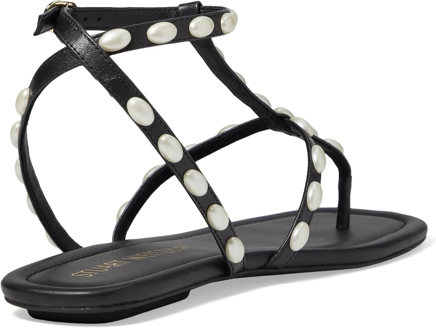 Stuart Weitzman Women's Pearlita Flat Sandal Ballet