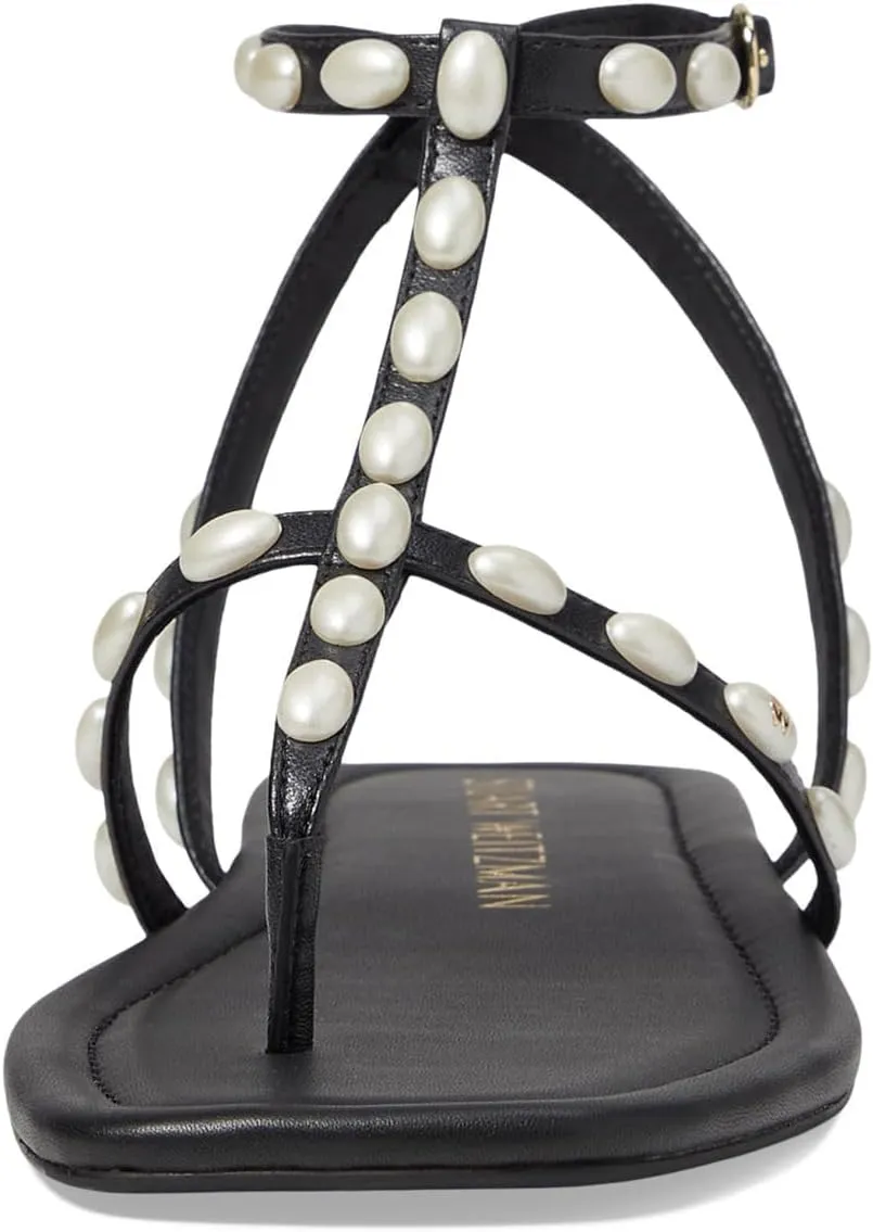 Stuart Weitzman Women's Pearlita Flat Sandal Ballet