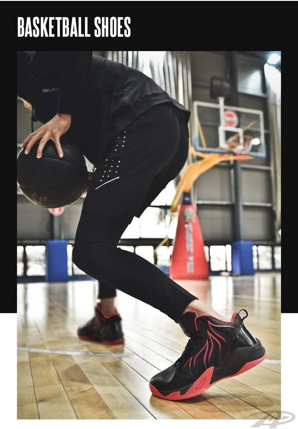 Summer Oversized Men's Shoes Tide Oversized Leisure Youth Students Basketball Sports Shoes Outdoor Running Shoes