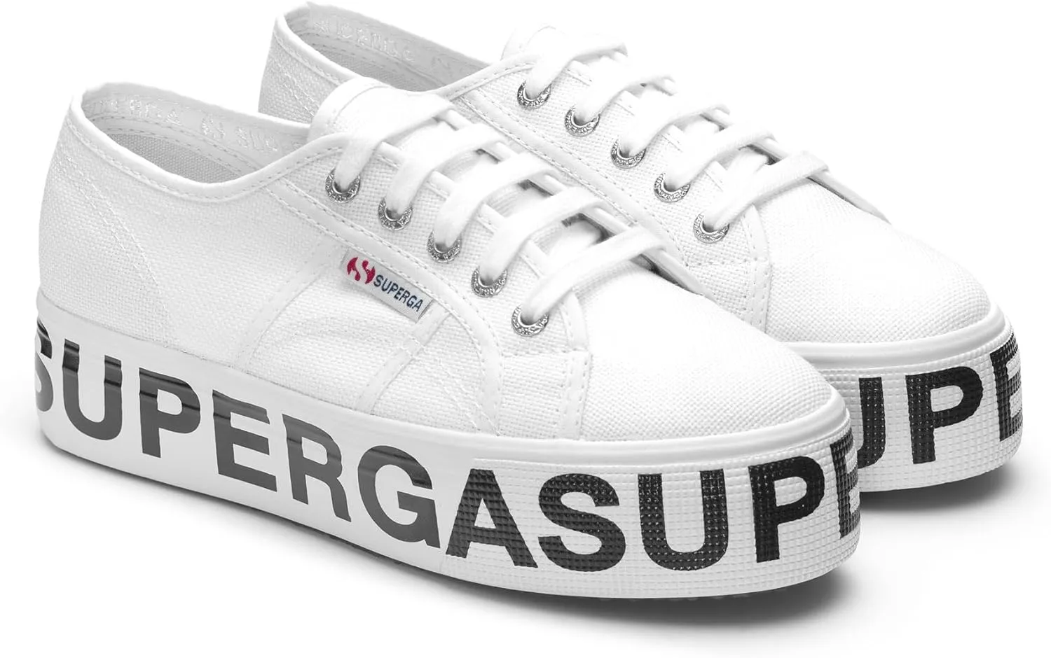 Superga Women's 2790 COTW Outsole Lettering Sneakers