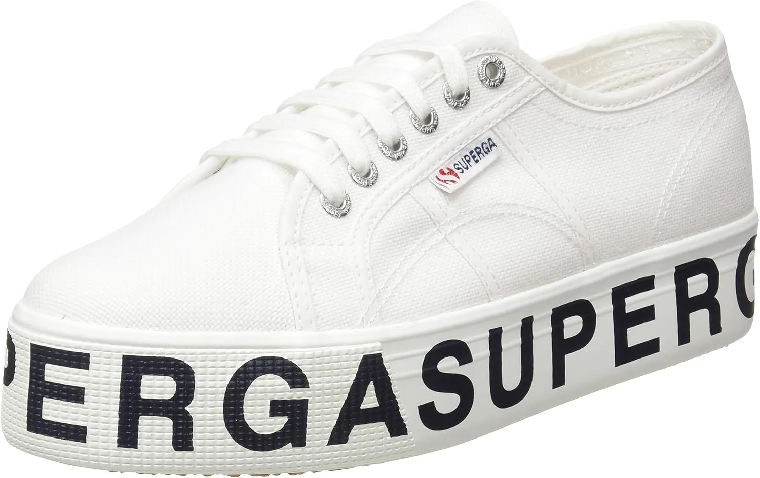 Superga Women's 2790 COTW Outsole Lettering Sneakers