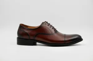 Tabitha Coffee Leather Oxfords