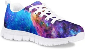 Tennis Shoes for Kids Girls Lightweight Running Sneakers Breathable Mesh Comfy Cute Print Walking Shoes