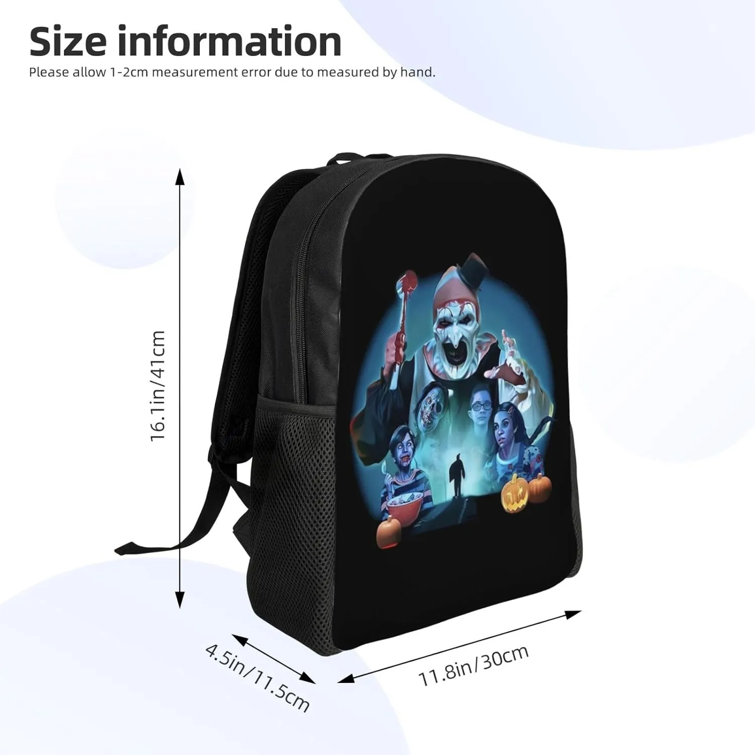 Terrifier Backpack, Leisure Travel Sports Backpack, Lightweight And Large Capacity