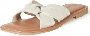The Drop Women's Ida Bow Flat Sandal Slippers