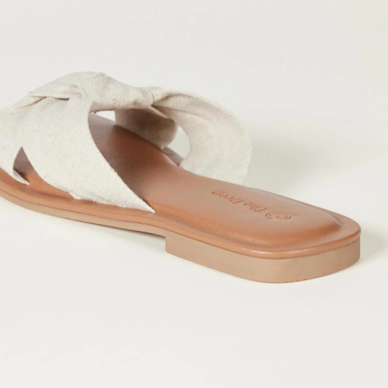 The Drop Women's Ida Bow Flat Sandal Slippers