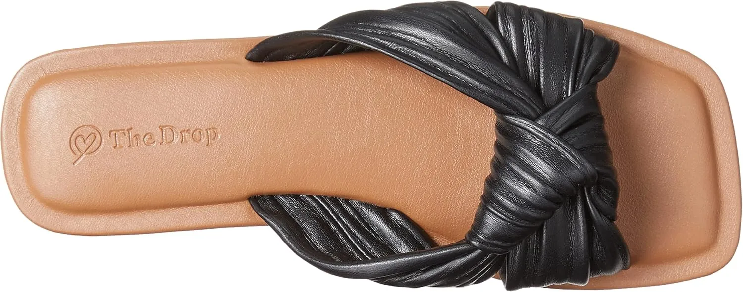 The Drop Women's Ida Bow Flat Sandal Slippers