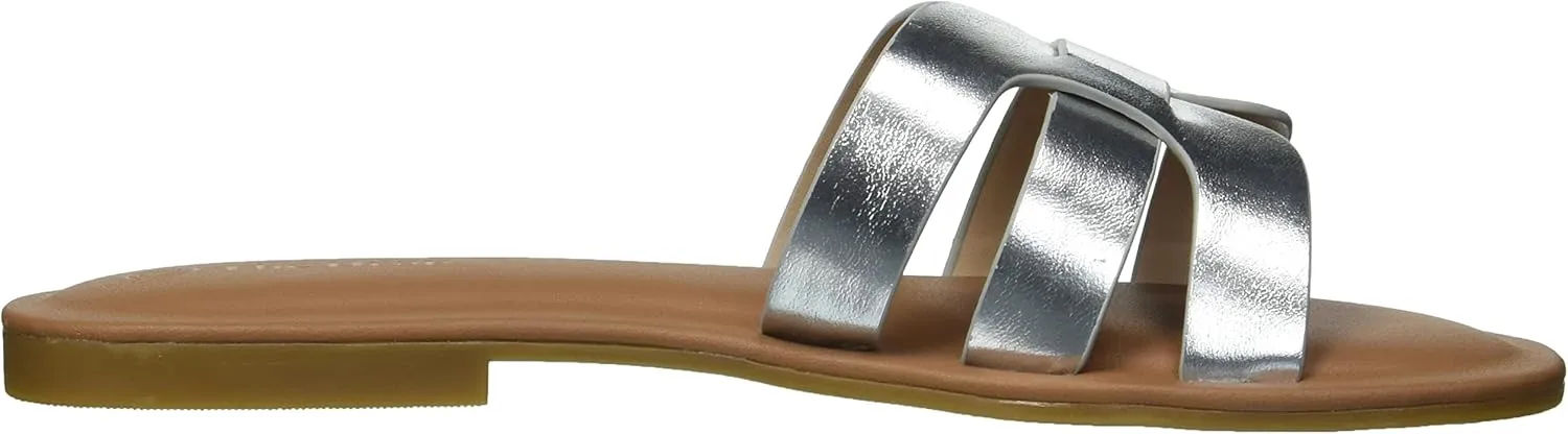 The Drop Women's Monika Flat H-Band Slide Sandal
