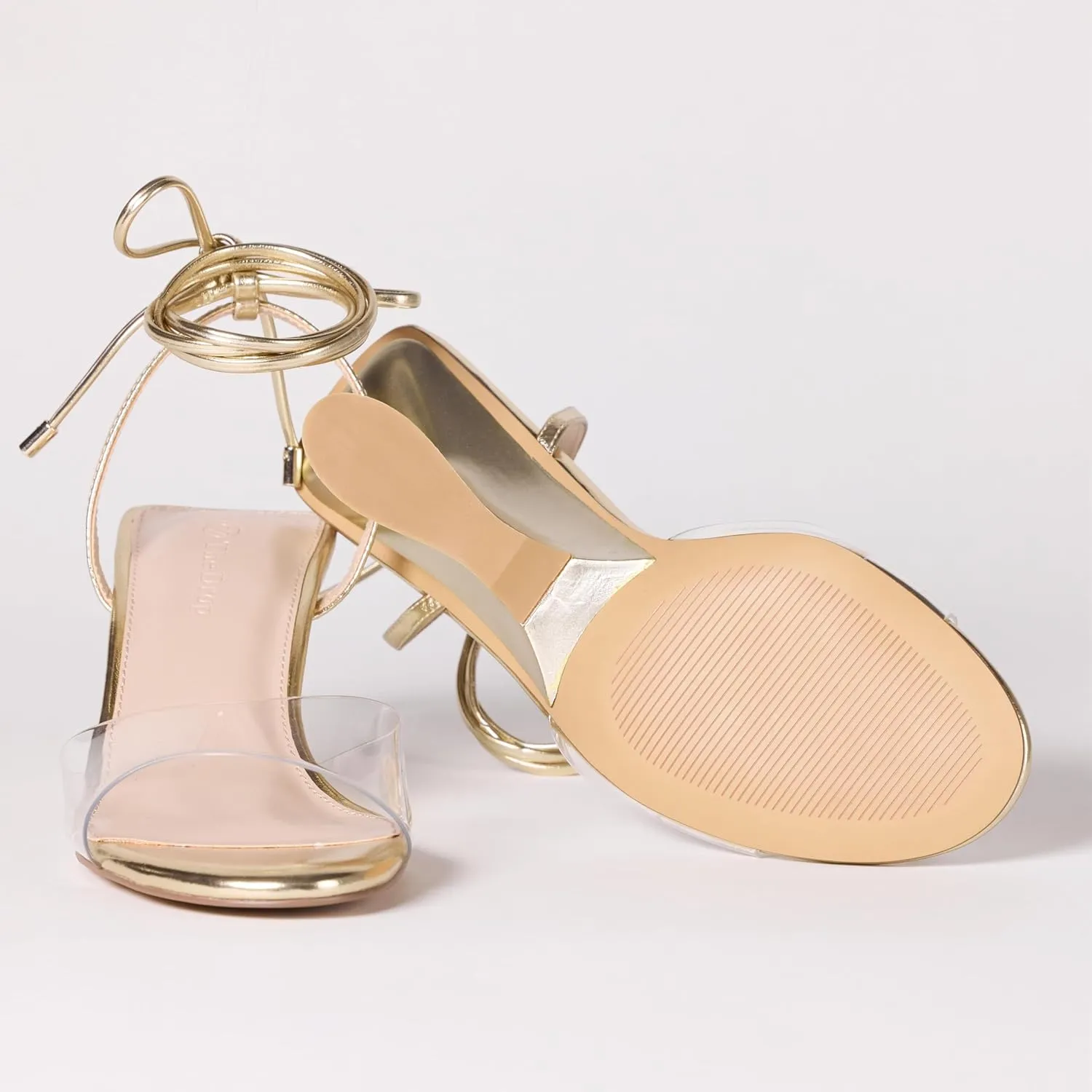 The Drop Women's Phoenix Lace Up Sculpted Heeled Sandal
