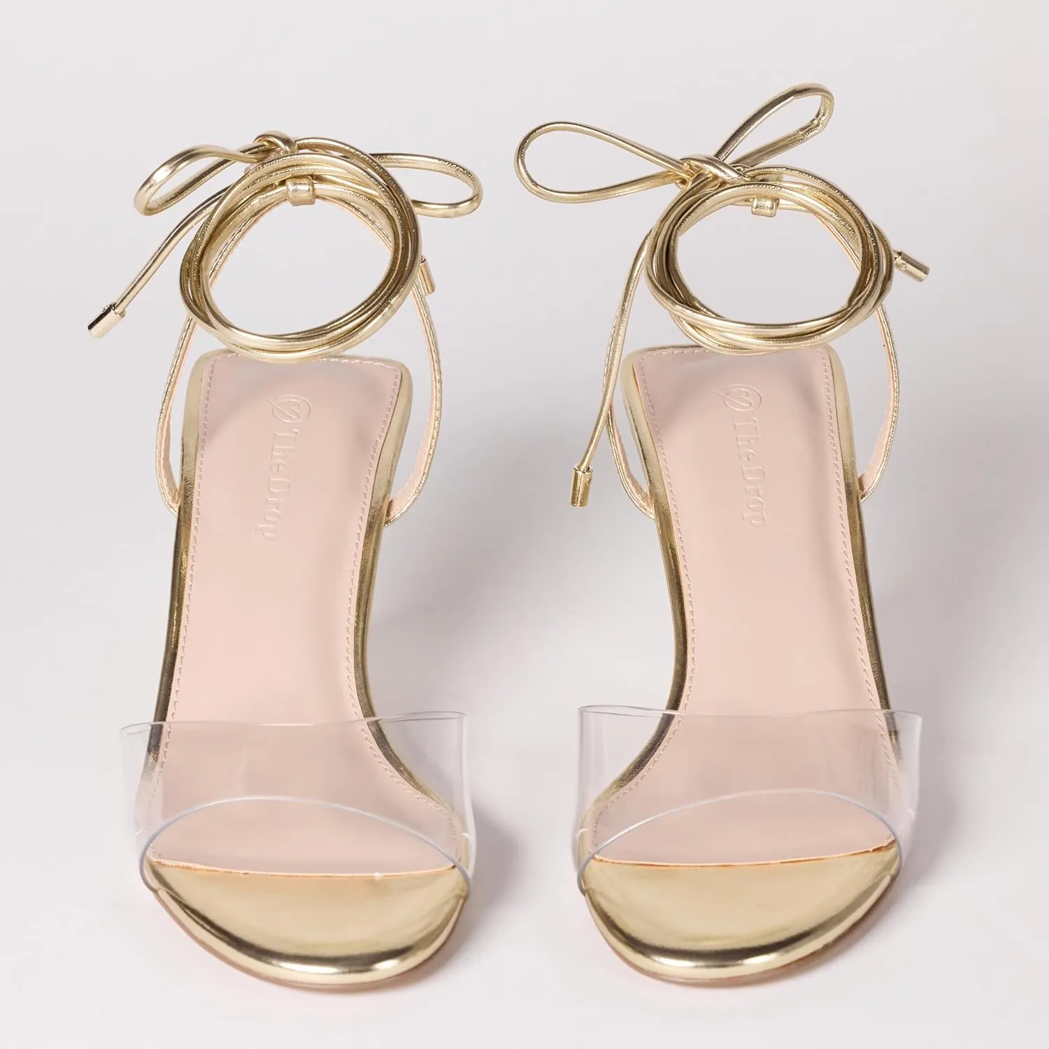 The Drop Women's Phoenix Lace Up Sculpted Heeled Sandal