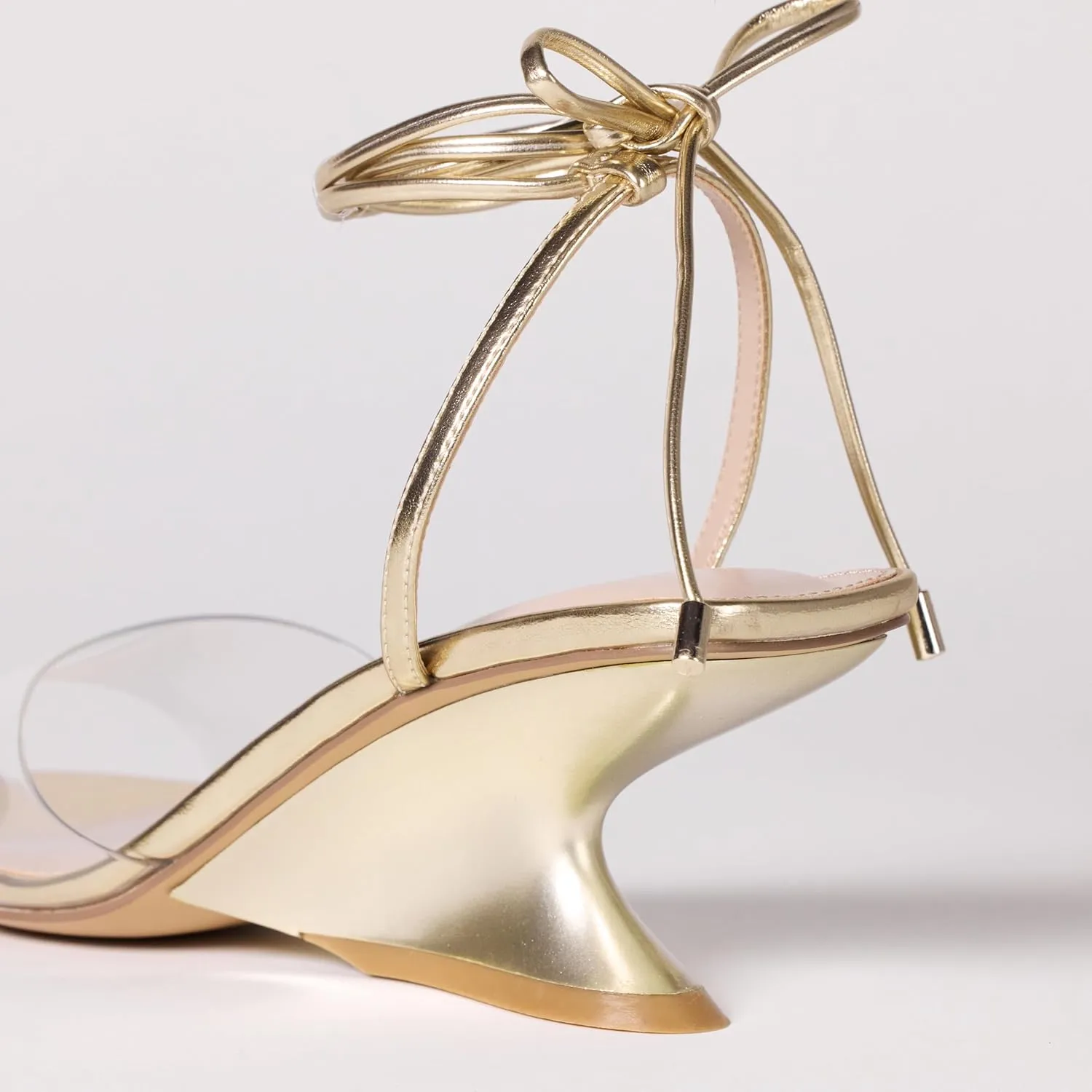 The Drop Women's Phoenix Lace Up Sculpted Heeled Sandal
