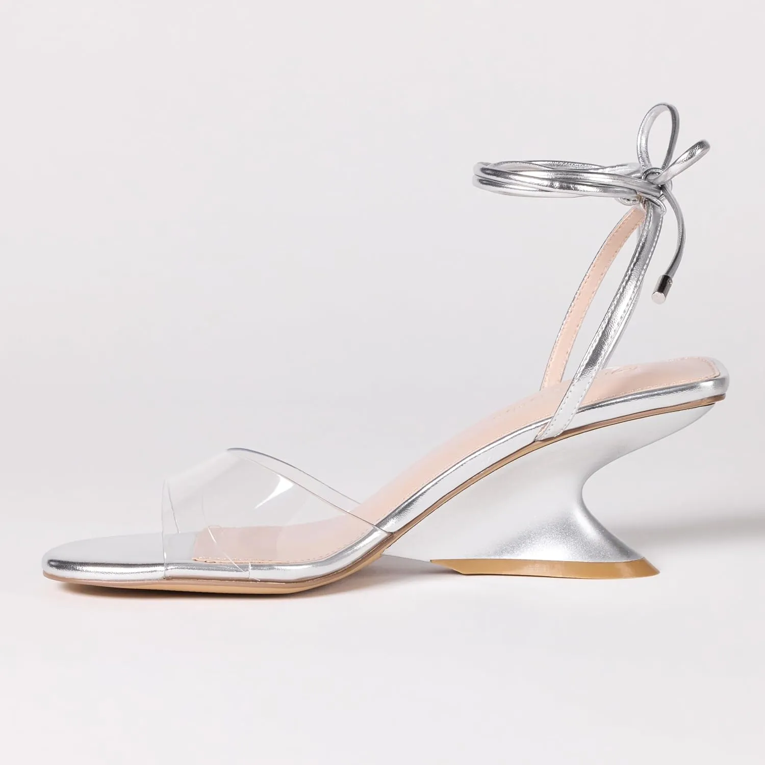 The Drop Women's Phoenix Lace Up Sculpted Heeled Sandal