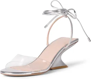 The Drop Women's Phoenix Lace Up Sculpted Heeled Sandal
