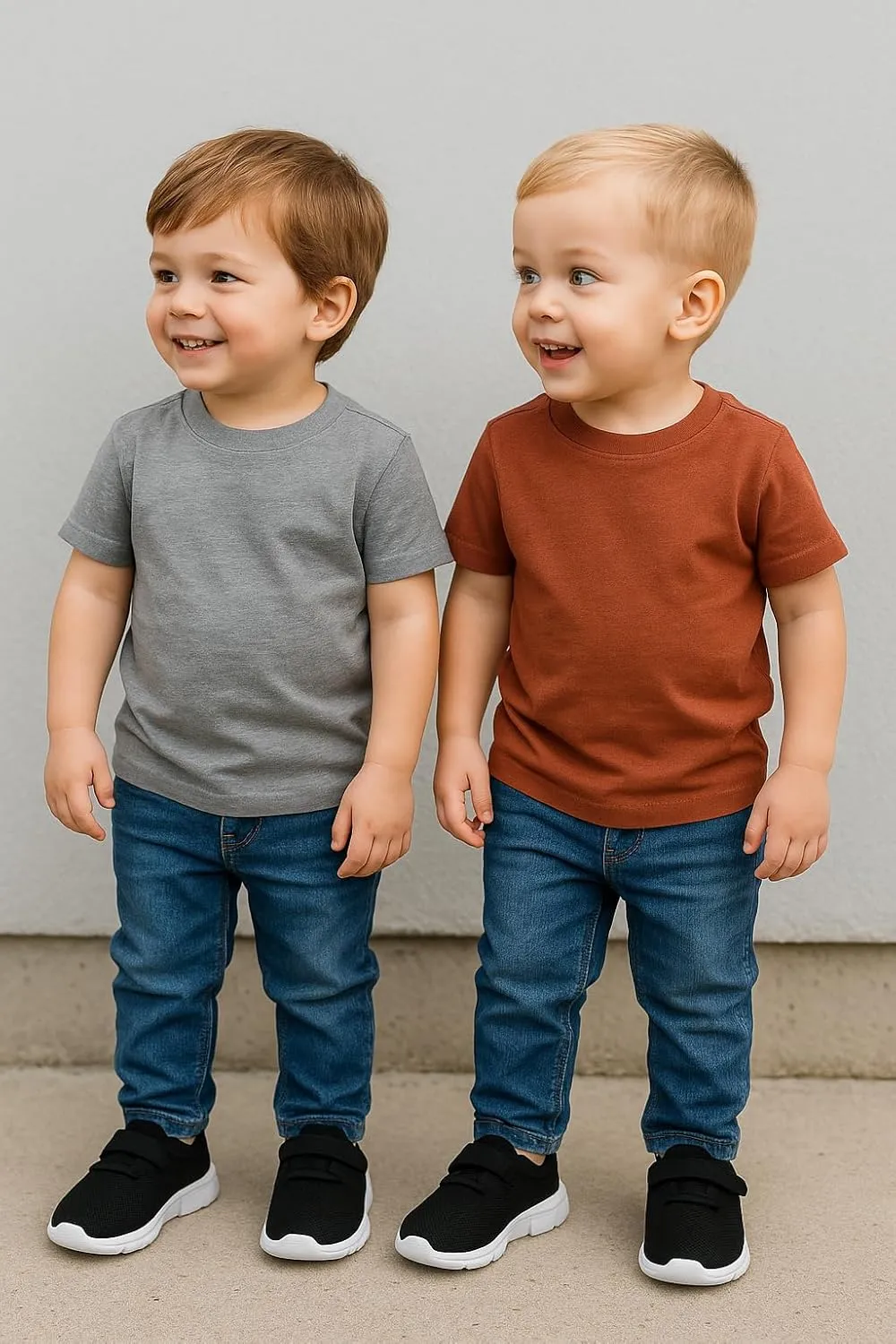 Toddler Sneakers for Boys and Girls, Lightweight Breathable Running Shoes, Non-Slip Walking Shoes for Baby/Little Kids