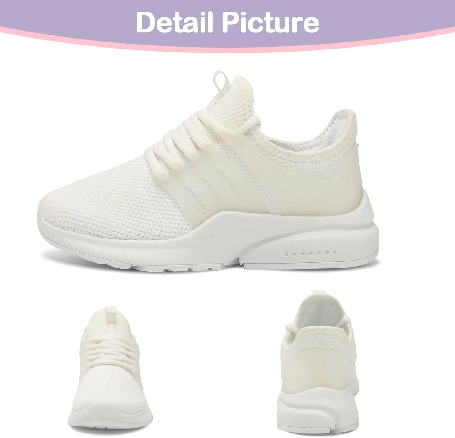 Troadlop Kids Sneaker Lightweight Breathable Running Tennis Boys Girls Shoes
