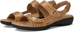 Trotters Women's Romi Croco Flat Sandal