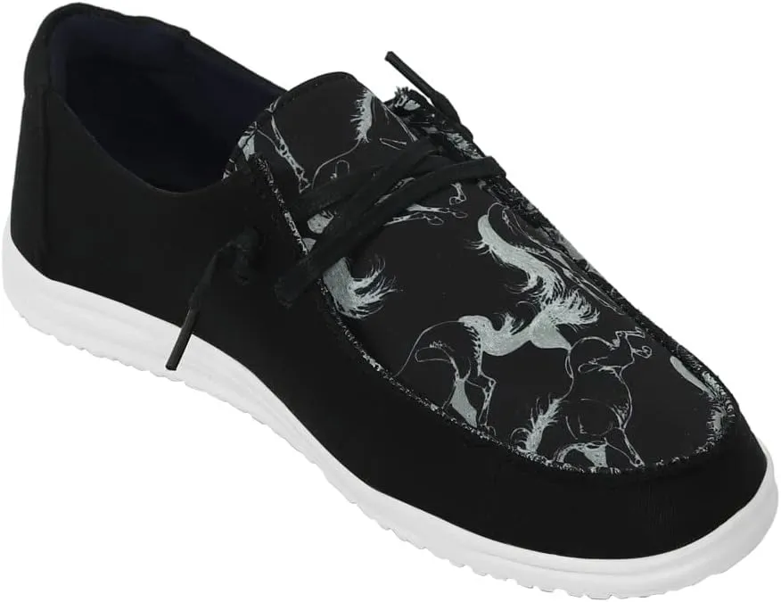 TuffRider Women's Linear Horses Sneaker