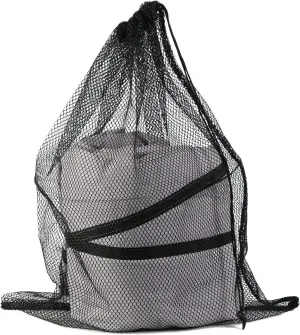Tuszom Large Mesh Storage Bag for Boat Cover,Easy to Adjust Durable for Storing Furniture Cover, 29" W * 36" H, Anti-Tear Nylon Drawstring Bag with Cord Lock for Containning Car Cover