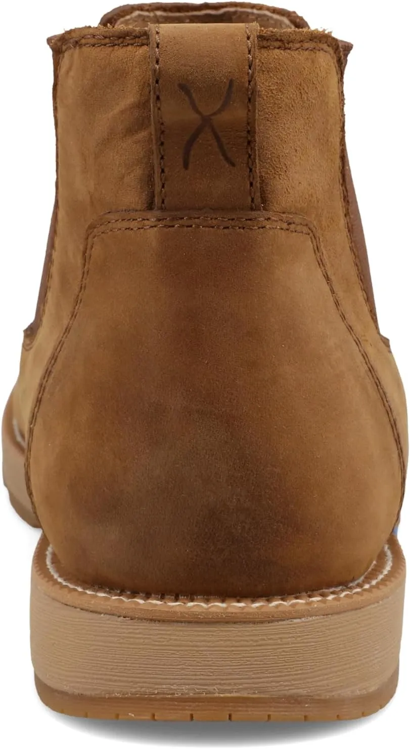 Twisted X Men's 5" CellStretch Wedge Sole Boot, Moc Toe with CellStretch