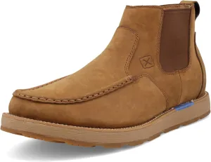 Twisted X Men's 5" CellStretch Wedge Sole Boot, Moc Toe with CellStretch
