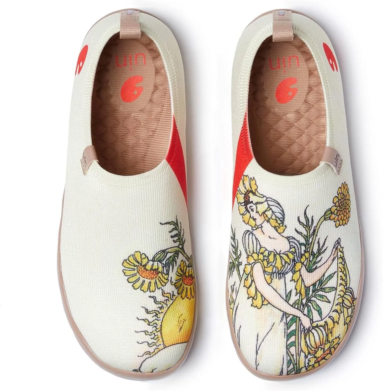 UIN Art Master Women's Art Travel Shoes Slip On Loafers Comfort Lightweight Fashion Sneaker