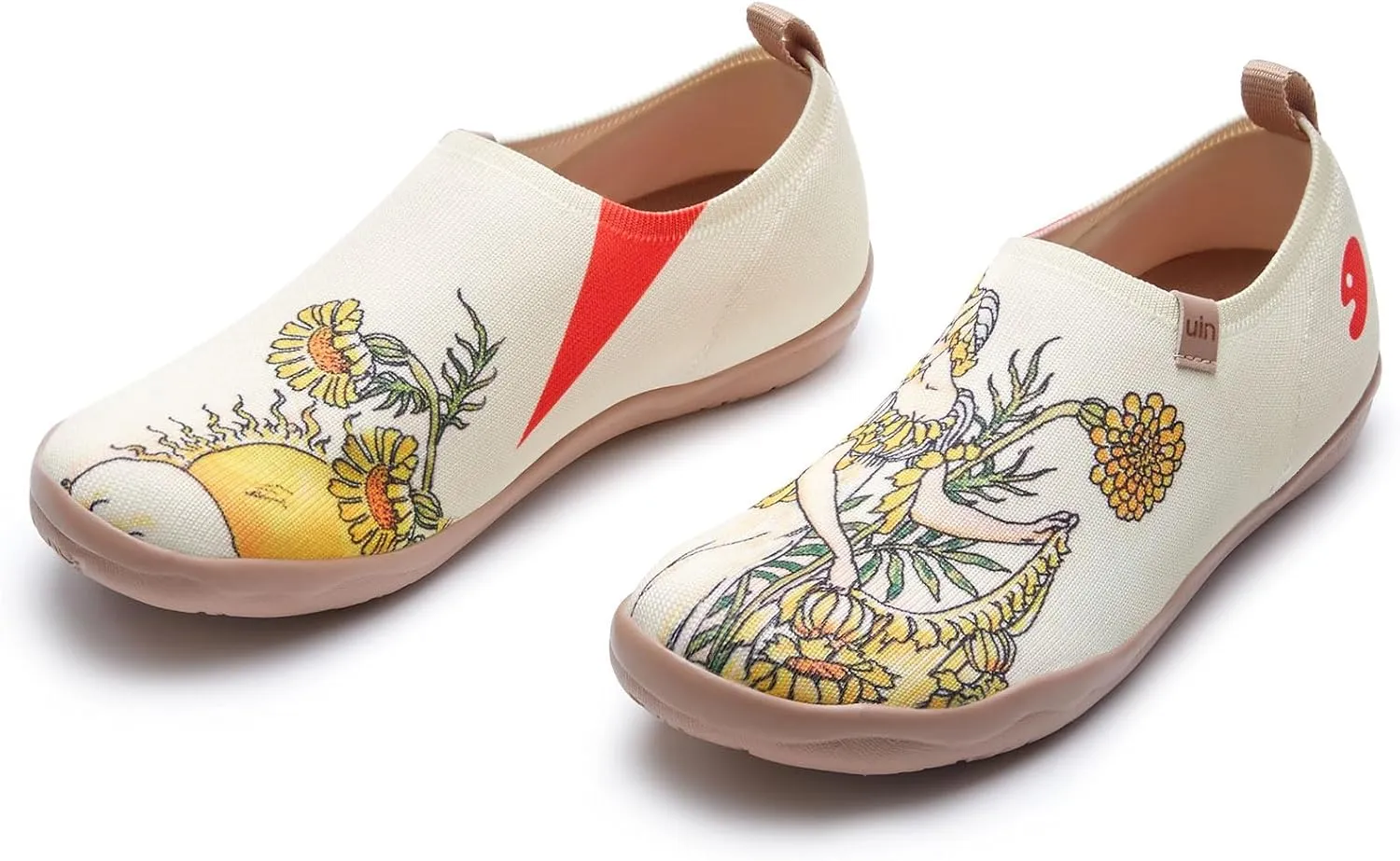UIN Art Master Women's Art Travel Shoes Slip On Loafers Comfort Lightweight Fashion Sneaker