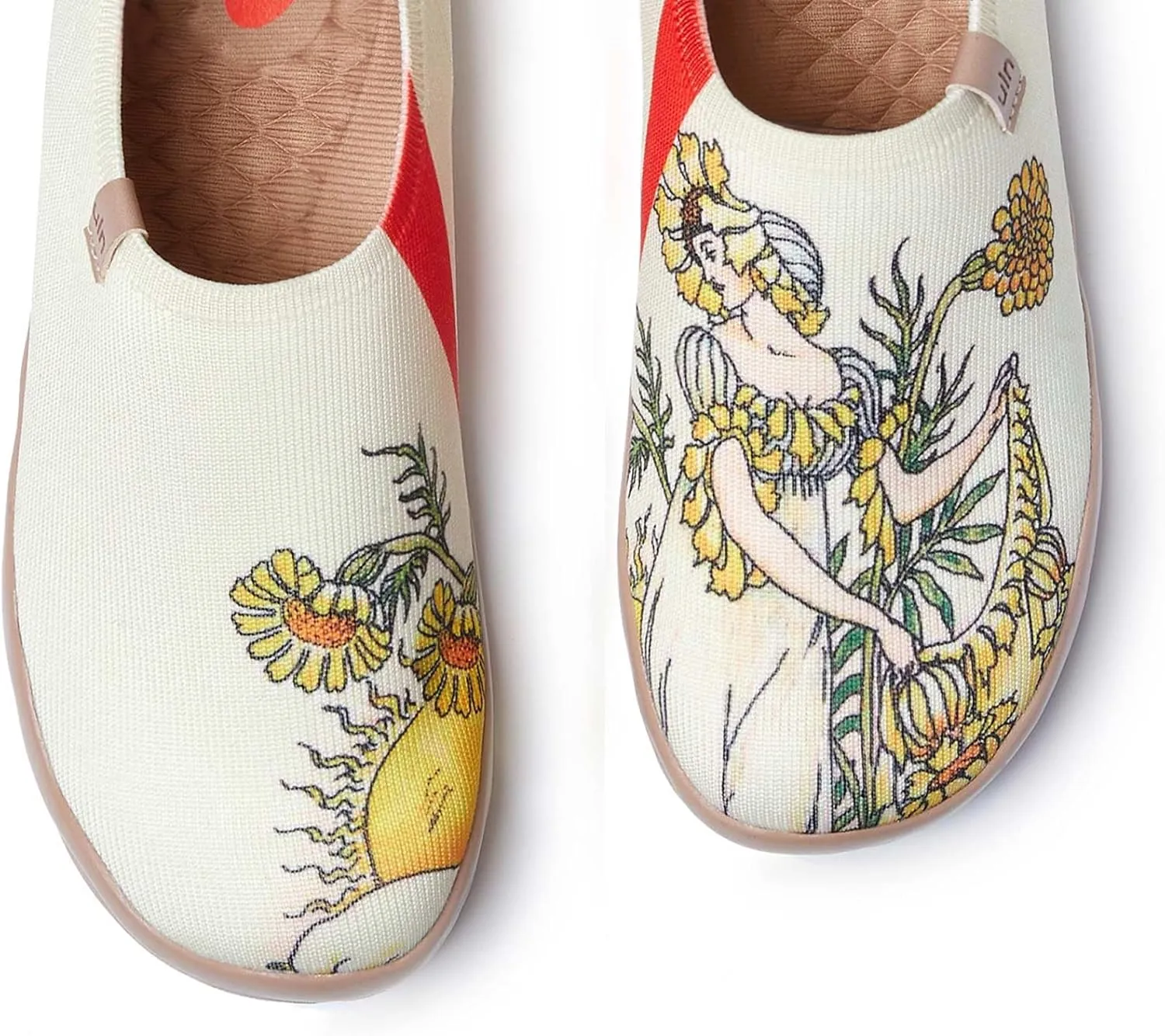 UIN Art Master Women's Art Travel Shoes Slip On Loafers Comfort Lightweight Fashion Sneaker