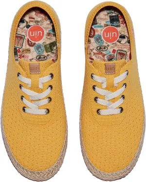 UIN Women's Art Painted Walking Casual Travel Shoes Lightweight Comfort Fashion Sneaker Formentera Series