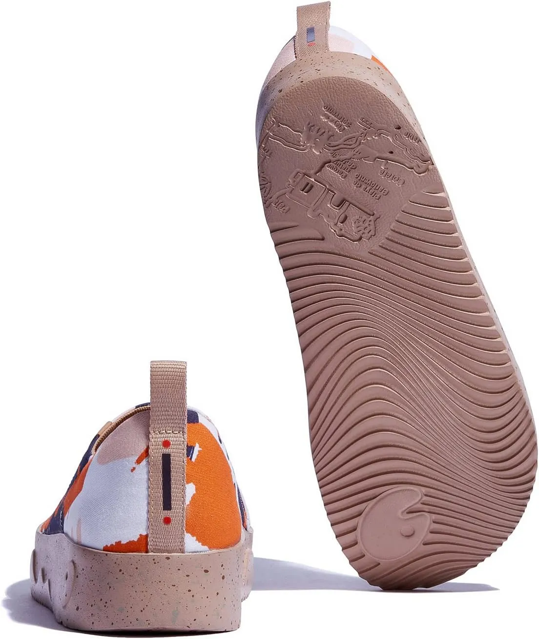 UIN Women's Art Travel Walking Shoes Slip On Casual Lightweight Wide Toe Fashion Sneaker Toledo Ⅸ