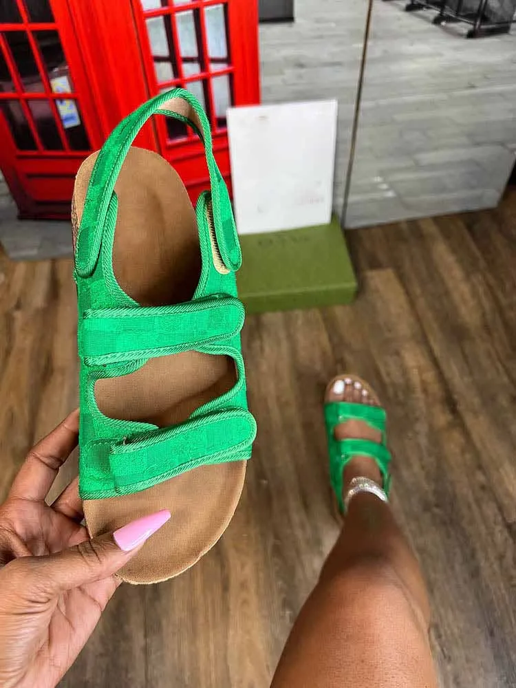 Velcro Flat Sandals