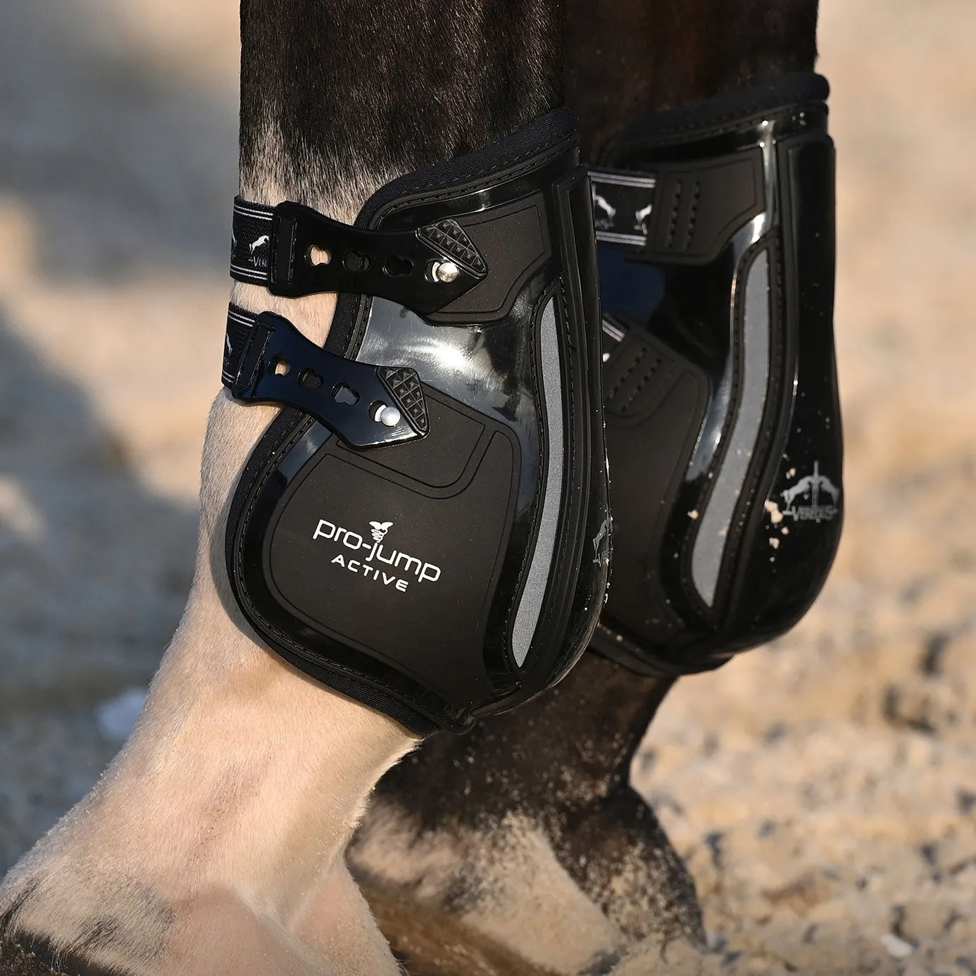 Veredus Pro Jump Active Fetlock Boots - Black