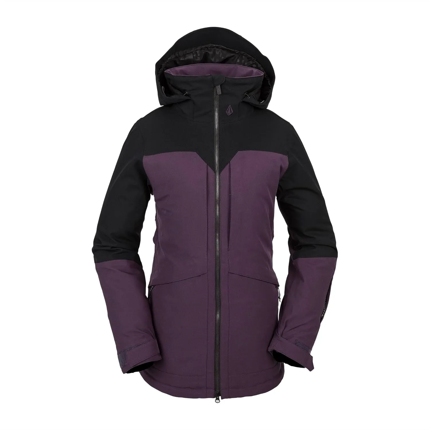 Volcom Women's Shelter 3D Stretch Insulated Snowboard Ski Winter Hooded Jacket