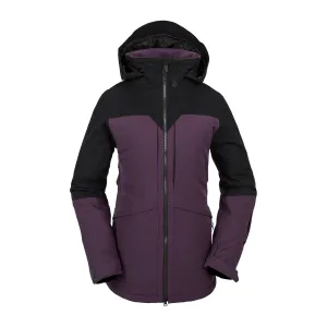 Volcom Women's Shelter 3D Stretch Insulated Snowboard Ski Winter Hooded Jacket