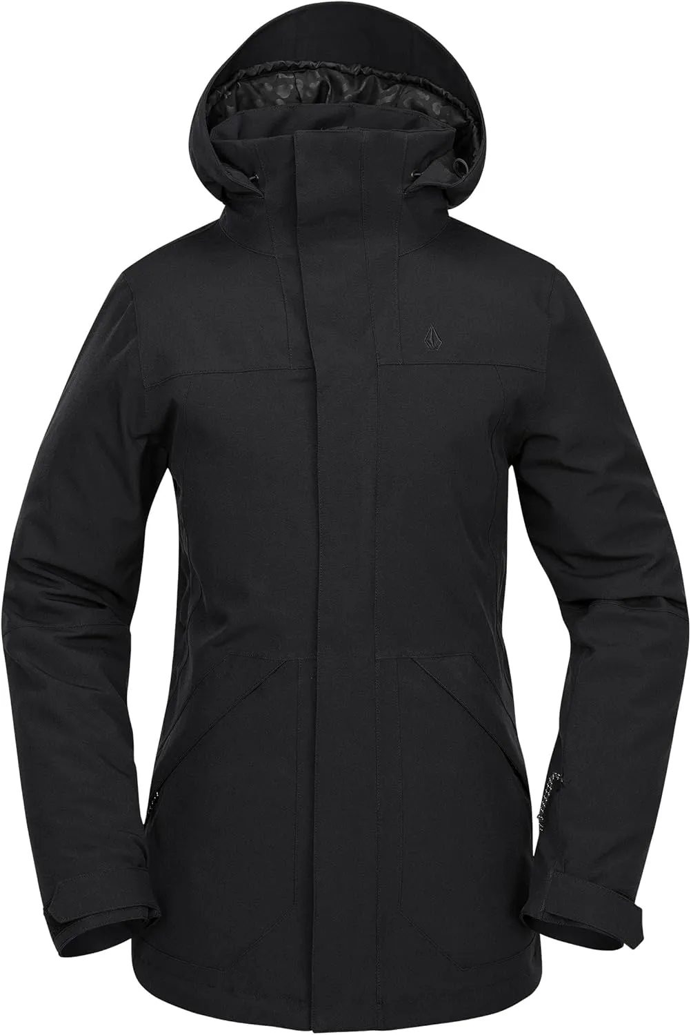 Volcom Women's Shelter 3D Stretch Relaxed Fit Mid Length Snowboard Jacket