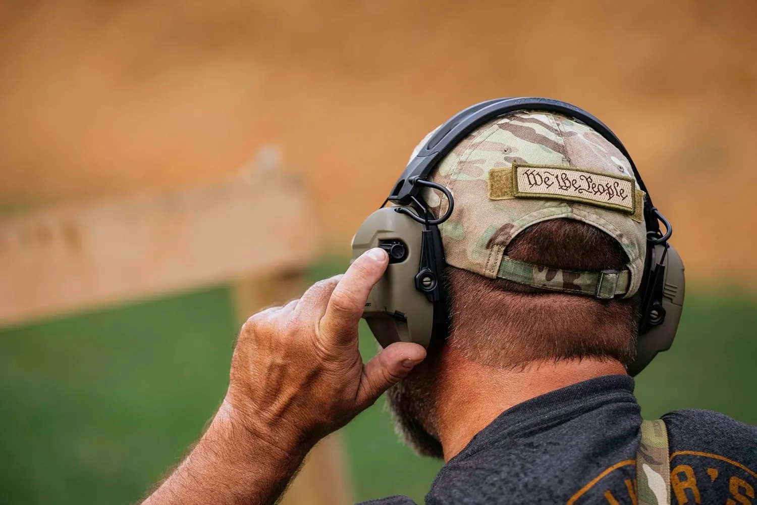 Walker's Recon Digital Muffs - Durable IPX4 Resistant Shooting Hearing Protection Electronic Muffs, 2 AAA Batteries Included