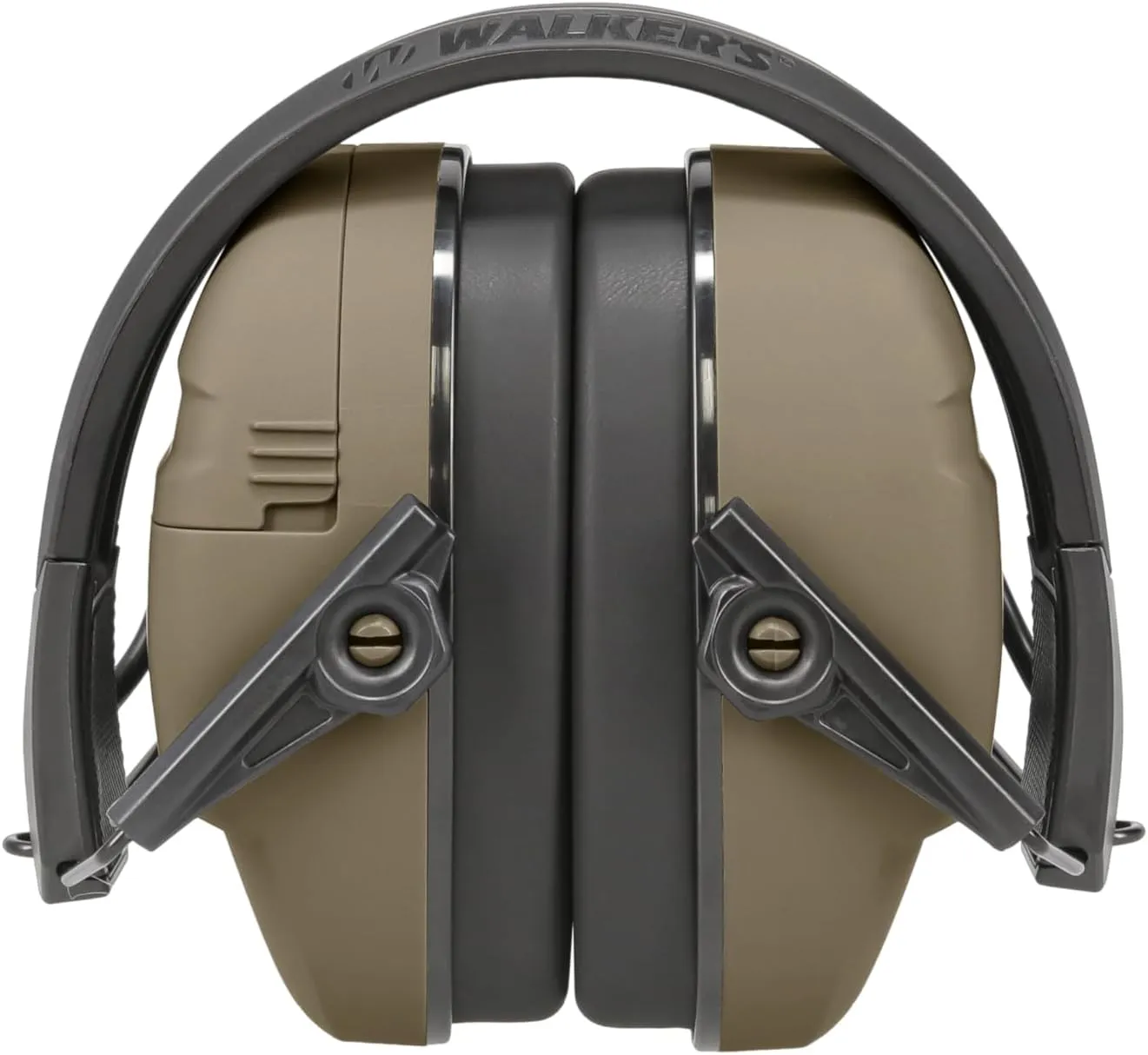 Walker's Recon Digital Muffs - Durable IPX4 Resistant Shooting Hearing Protection Electronic Muffs, 2 AAA Batteries Included