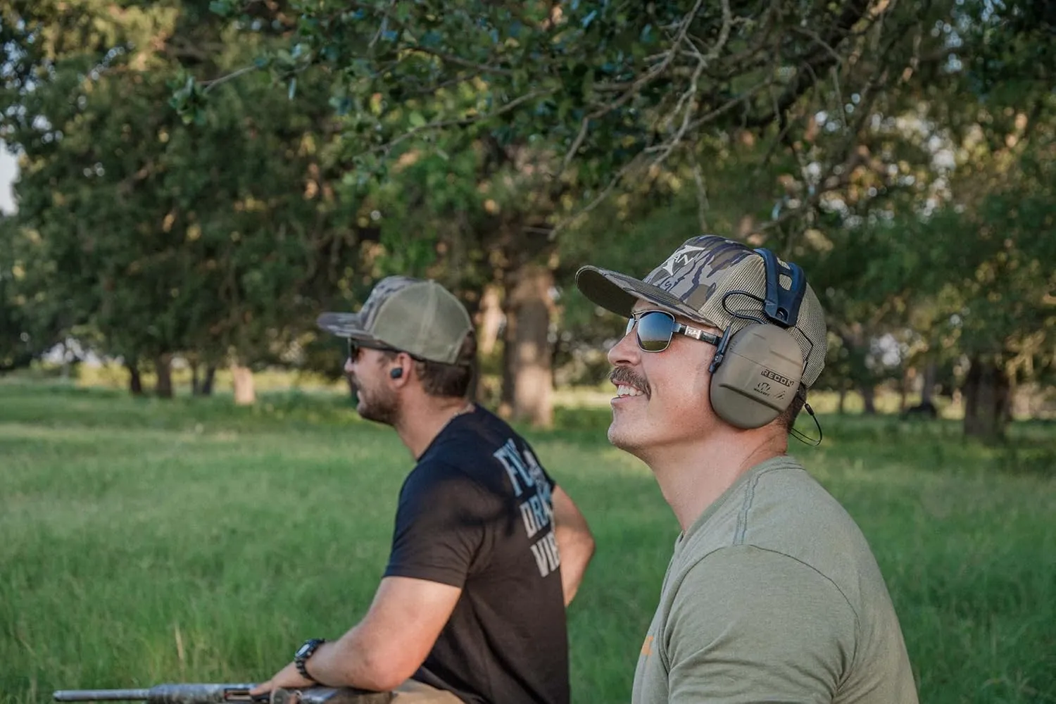 Walker's Recon Digital Muffs - Durable IPX4 Resistant Shooting Hearing Protection Electronic Muffs, 2 AAA Batteries Included