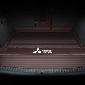 Washable Car Boot Liner Protector for Mitsubishi Outlander 2006 2007 2008 2009, Protects Carpet from Dogs Pets Mud Water Rubbish Tools Shopping,D Brown