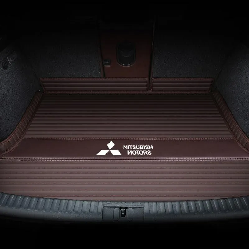 Washable Car Boot Liner Protector for Mitsubishi Outlander 2006 2007 2008 2009, Protects Carpet from Dogs Pets Mud Water Rubbish Tools Shopping,D Brown