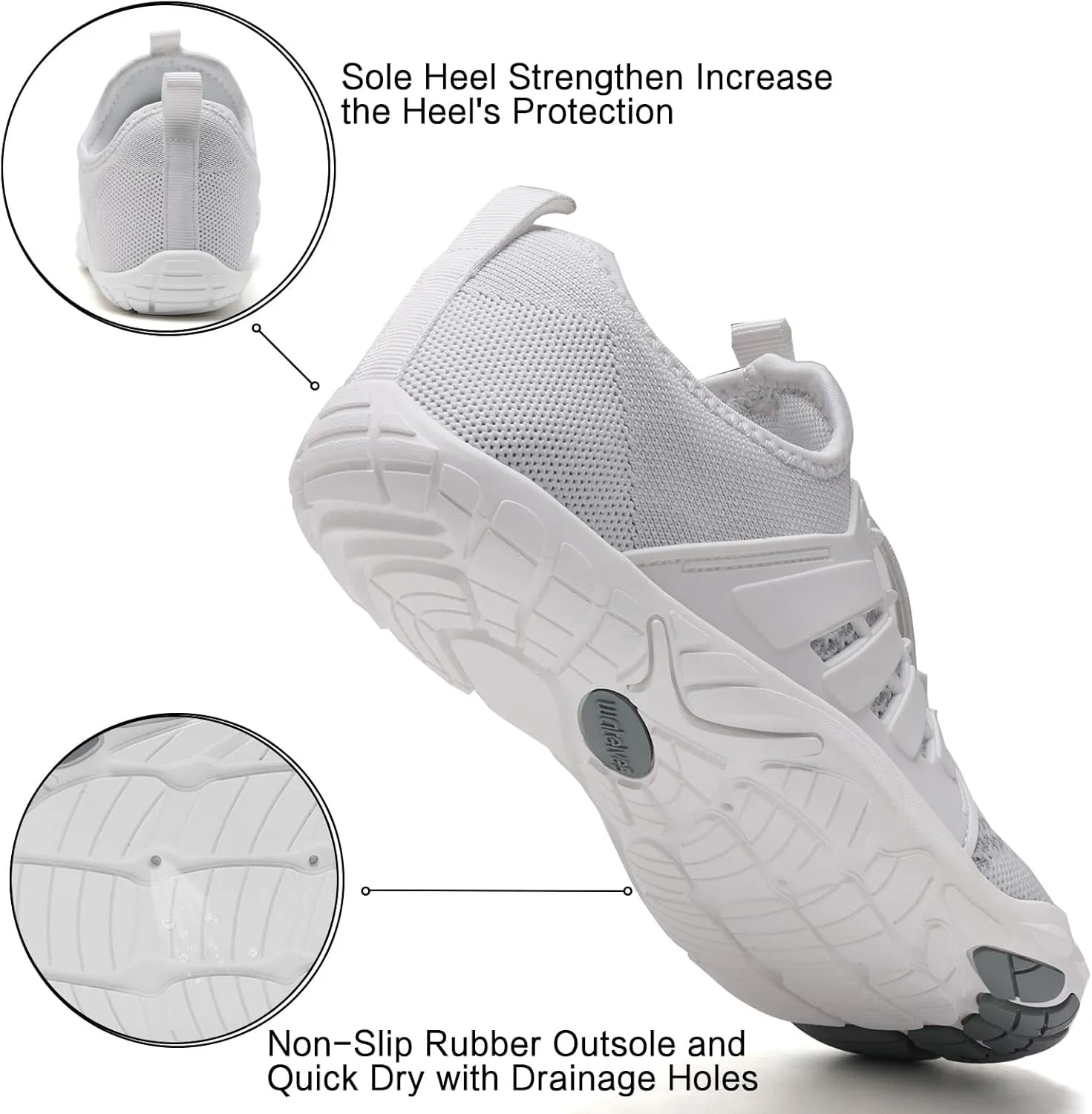 WateLves Barefoot Water Shoes for Women Men Quick Dry Aqua Swim Shoes for Outdoor Fishing Beach Pool Boat Surfing Walking