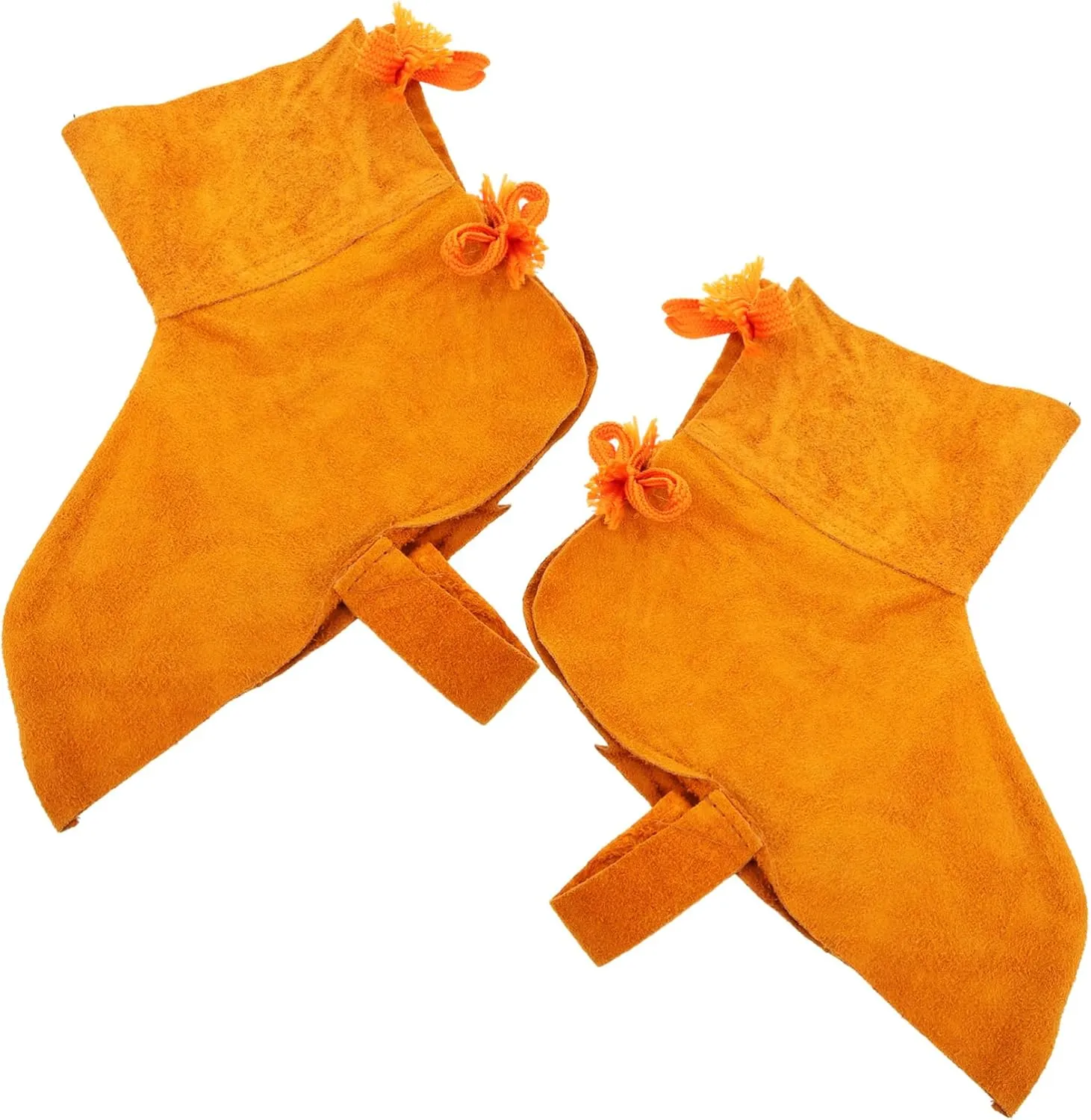 Welding Boot Covers Double Layer Cowhide Foot Shoe Covers Heat Spark Proof Boot Guards Random