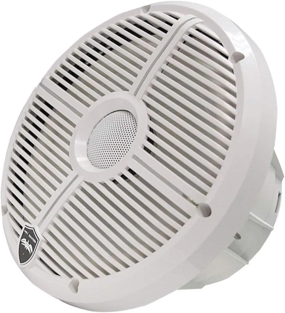 wet sounds | REVO 6-XWW | High Output Component Style 6.5" Marine Coaxial Speaker with RGB Backlighting and Enclosed White XW Grille
