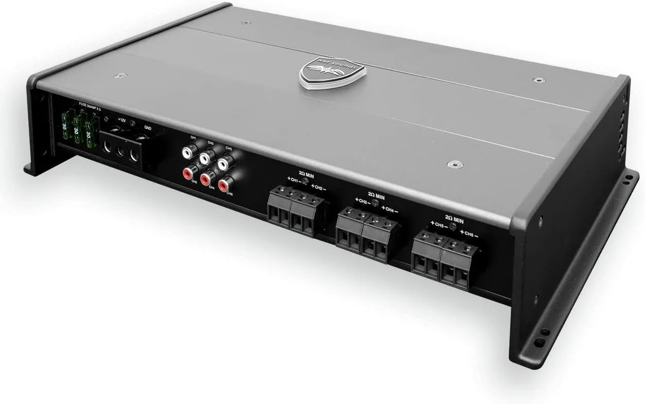 Wet Sounds | SYN-DX6 | 6 Channel Class D Marine Amplifier