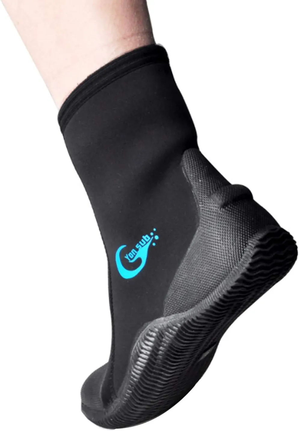 Wetsuit Booties Men Women-Surf Booties Neoprene Shoes with Puncture Resistant Sole 3mm 5mm for Watersports Beach Boat,AKE Mud Kayak and More